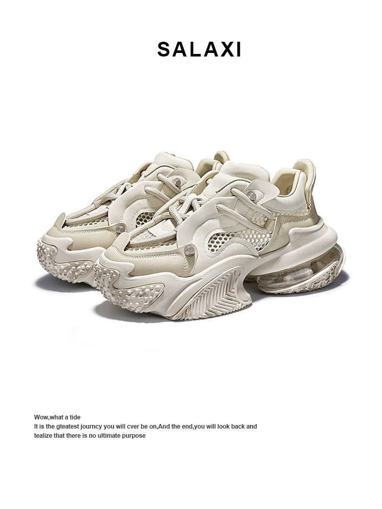 SALAXI Chunky Sneakers — Air Cushion Dad Shoes with Tech-Infused Sole (A)