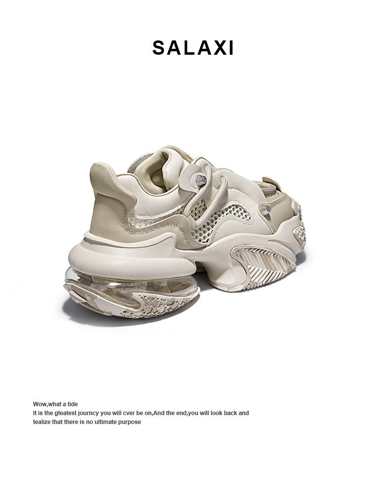 SALAXI Chunky Sneakers — Air Cushion Dad Shoes with Tech-Infused Sole (A)